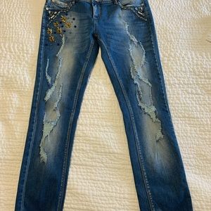 Dolce and Gabbana cropped jeans